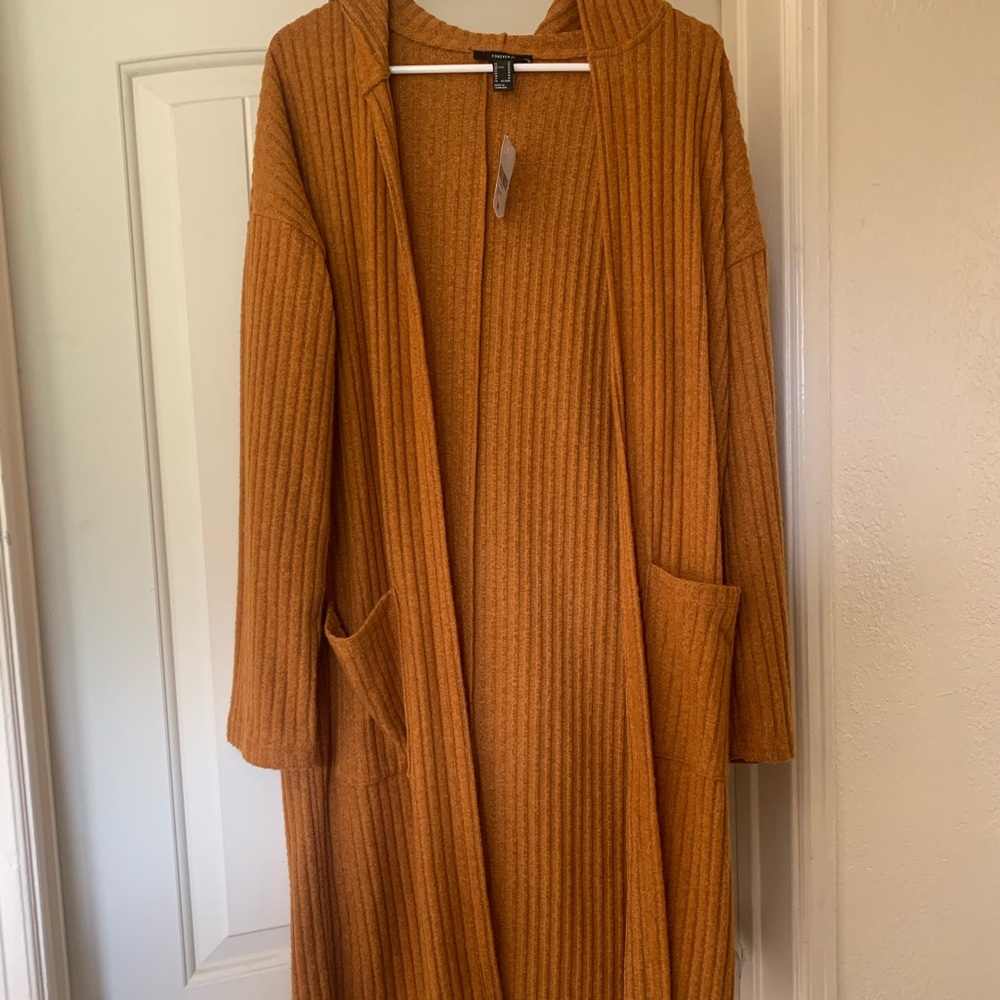Forever 21 Knit knee length Cárdigan